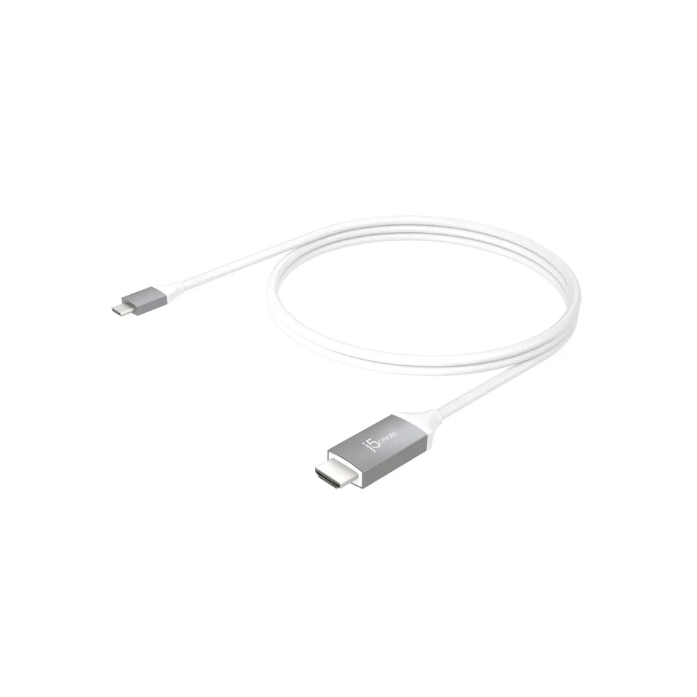 j5create USB-C to HDMI 4K Cable JCC153G‎ – 6ft 18Gbps Video Adapter 4K@60Hz